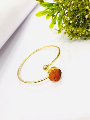 Orange Golden Ball Bracelet